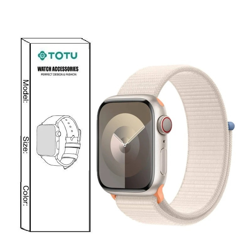 بند توتو مدل Sport Loop مناسب برای اپل واچ سری 7 سایز 45 میلیمتری